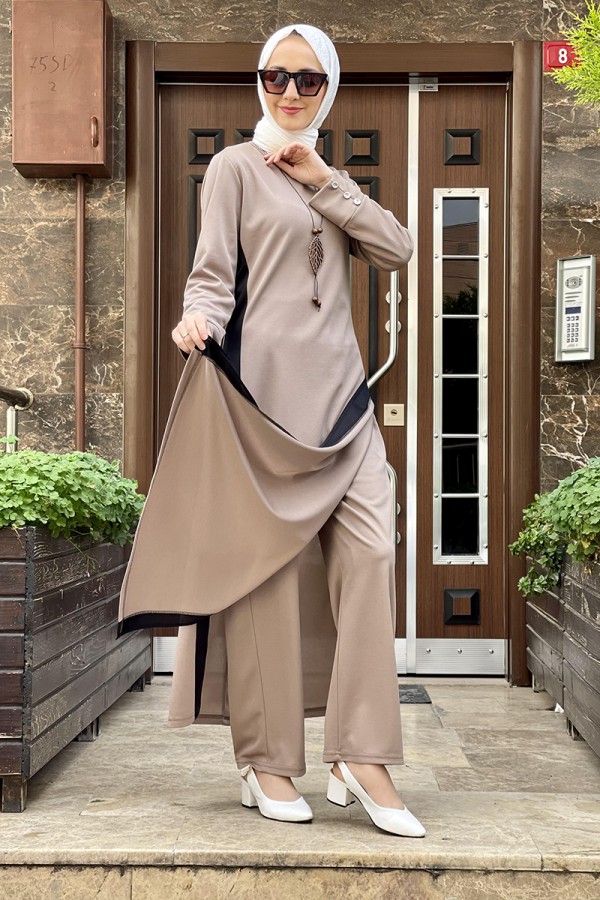 Moda Çizgi Tesettür Takım