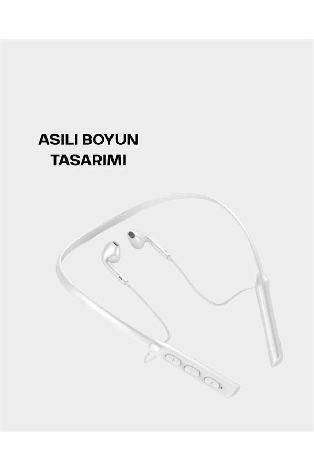 Kablosuz Bluetooth Kulaklık – Boyun Askılı, 100 Saat Pil Ömrü