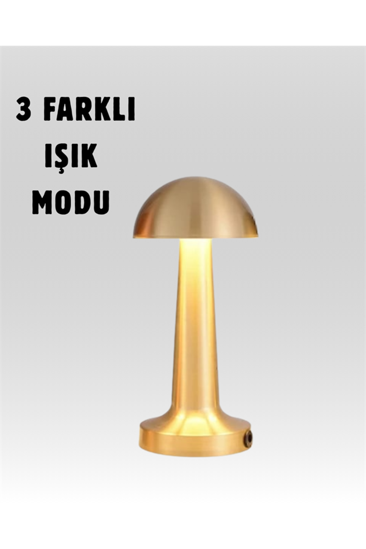 %100 Kademeli Ayarlanabilir Işık – USB Şarjlı Masa Lambası