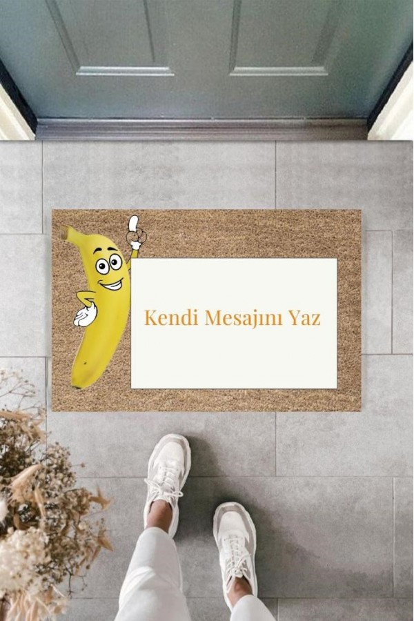 Dijital Baskı Kişiye Özel İç Kapı Dekorasyon Paspas  PS11201