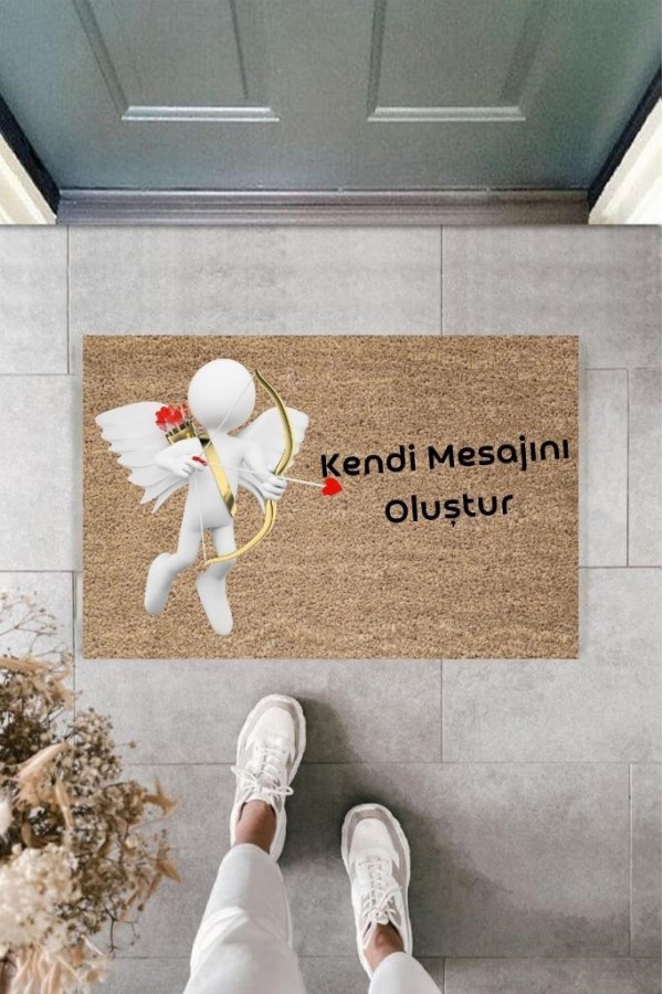 Dijital Baskı Kişiye Özel İç Kapı Dekorasyon Paspas  PS11246
