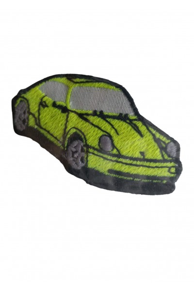 Aplike Ütü İle Yapışan Araba Yeşil Arma 3x4 cm