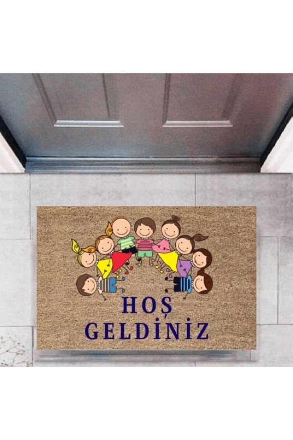 Kapı Önü Paspası Dekoratif Dijital Baskı ÇocuklarP-2716