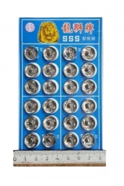 Çıt Çıt Model 2 Numara Metal 24'lü