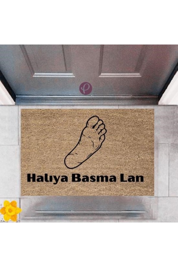Kapı Önü Paspası Dekoratif Dijital Baskı Halıya Basma Lan P-2382