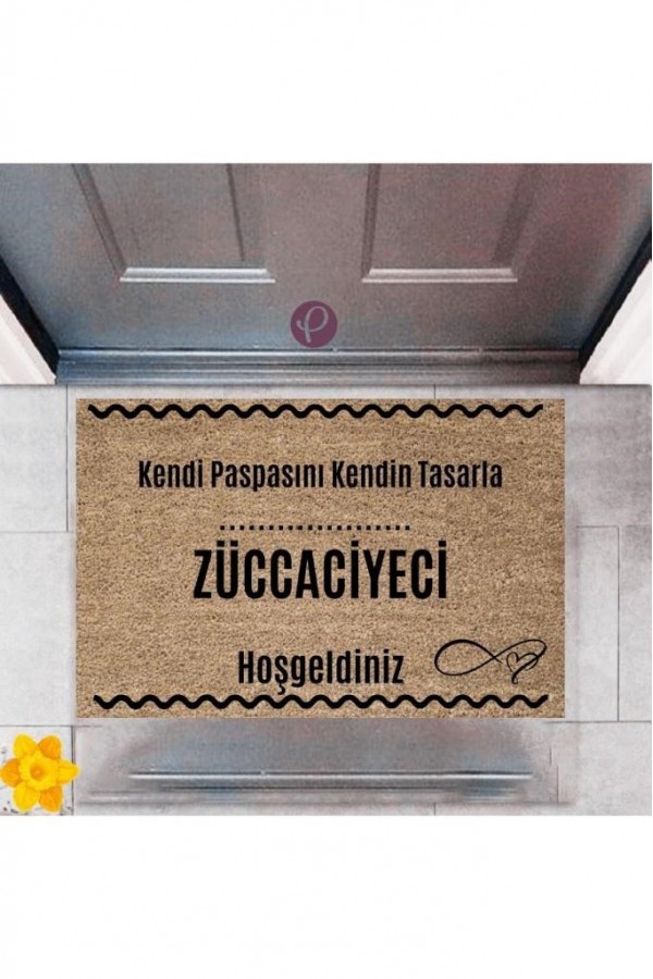 Kapı Önü Paspası Dekoratif Dijital Baskı Züccaciyeci P-2528
