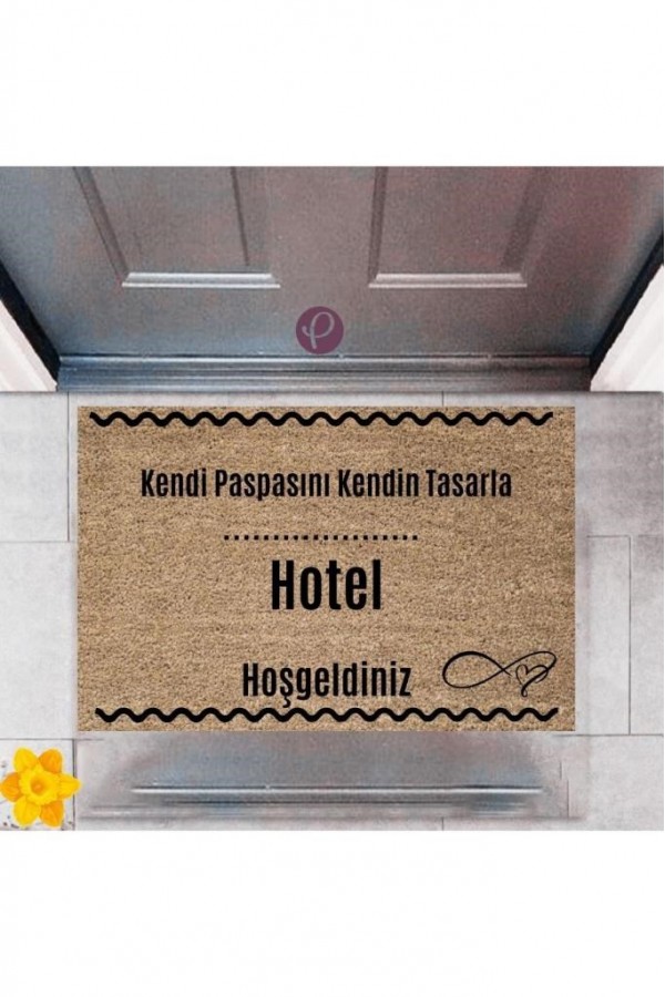 Kapı Önü Paspası Dekoratif Dijital Baskı Hotel P-2542