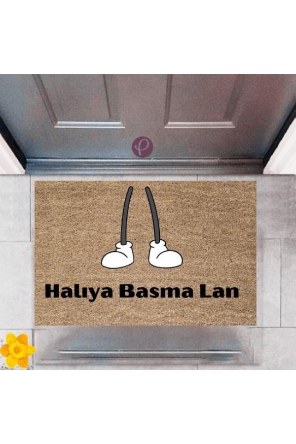 Kapı Önü Paspası Dekoratif Dijital Baskı Halıya Basma Lan P-2383
