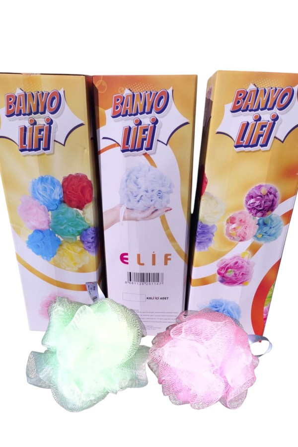 RENKLİ BANYO LİFİ.