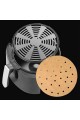 100 Adet  Air Fryer Pişirme Kağıdı Tek Kullanımlık Hava Fritözü Yuvarlak Delikli Model
