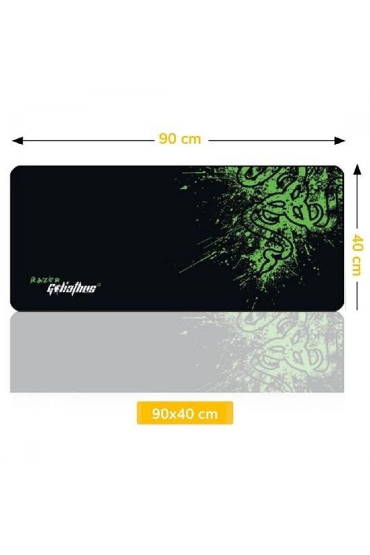 BUFFER® 90x40 Mouse Pad Gaming Oyuncu Gamer Kaymaz Taban Büyük Boy Ofis Tipi Fare Altlığı Goliathus