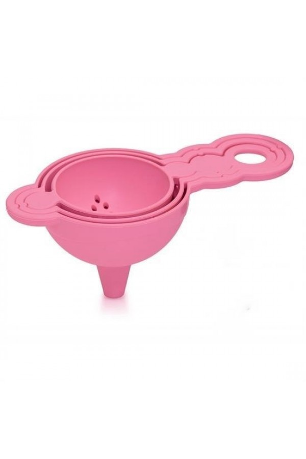 BUFFER® Pratik Yumurta Süzgeci Mini Süzgeç Huni Seti Hepsi Bir Arada