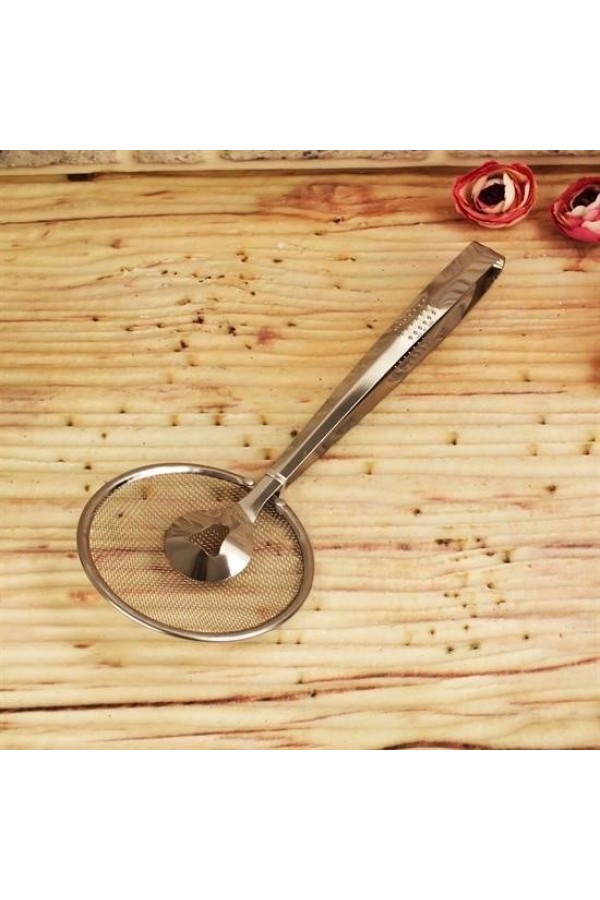 BUFFER® Çok Amaçlı Süzgeçli Paslanmaz Metal Haşlama Ve Kızartma Maşası