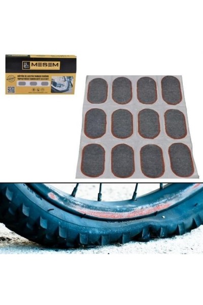 BUFFER® 13lü Bisiklet Motorsiklet İç Lastik Yaması Soğuk Yapıştırıcılı BUFFER® 13lü Bisiklet Motorsiklet İç Lastik Yaması Soğuk Yapıştırıcılı