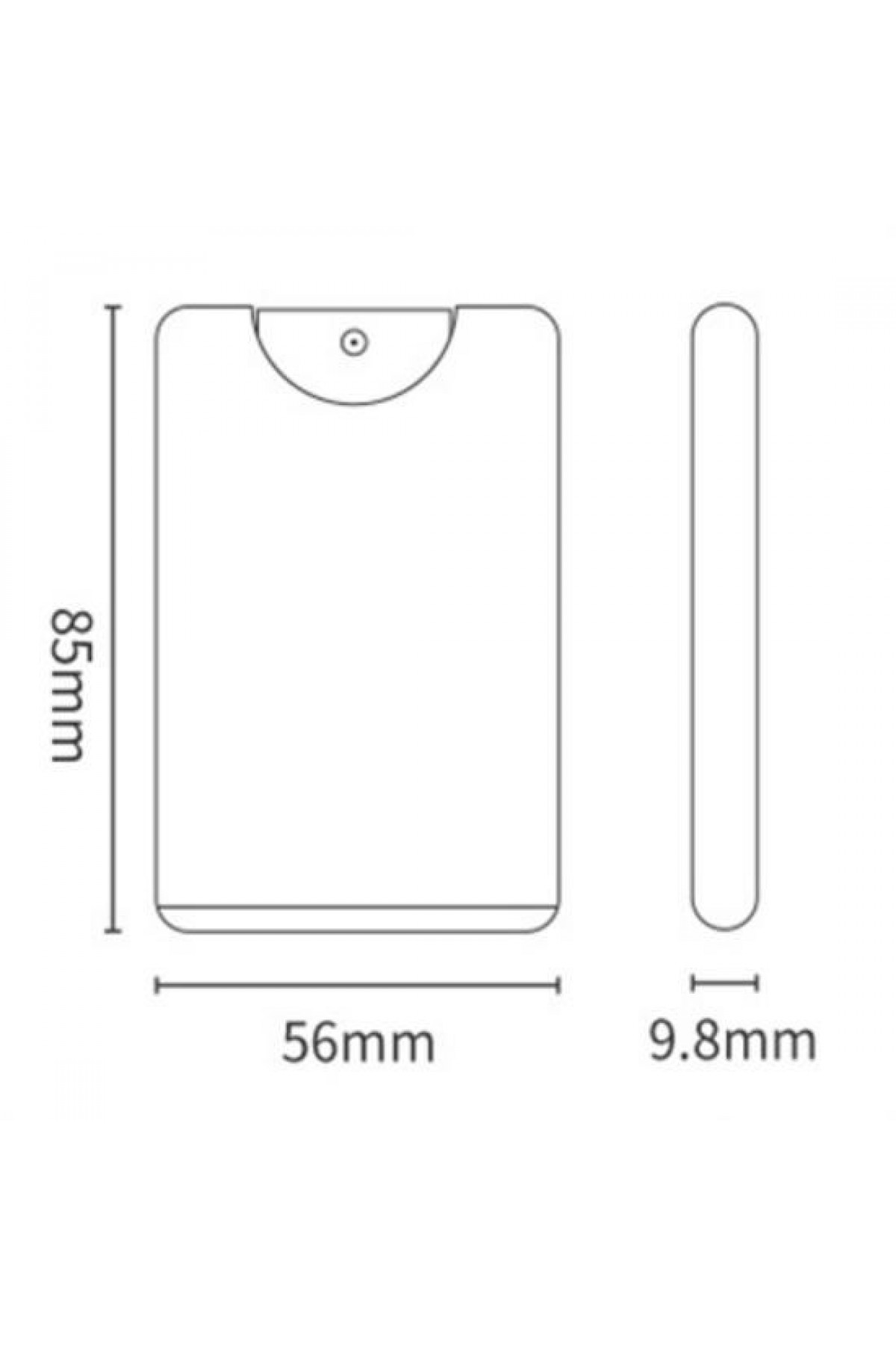 Buffer 20 Ml Doldurulabilir Mini Cep Boy Kolay Taşınabilir Çok Amaçlı Parfüm Şişesi