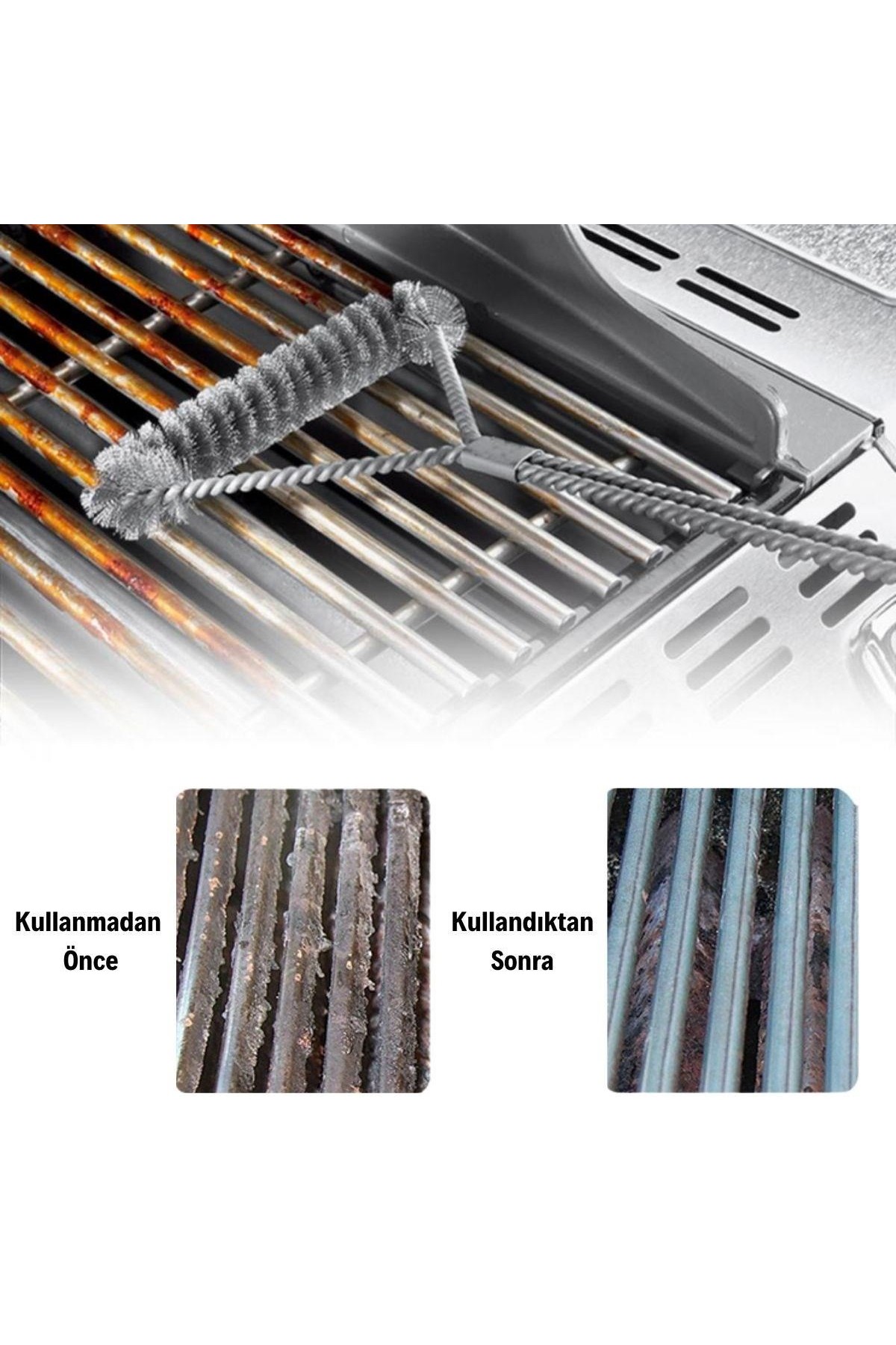 Izgara Tel Temizlik Fırçası