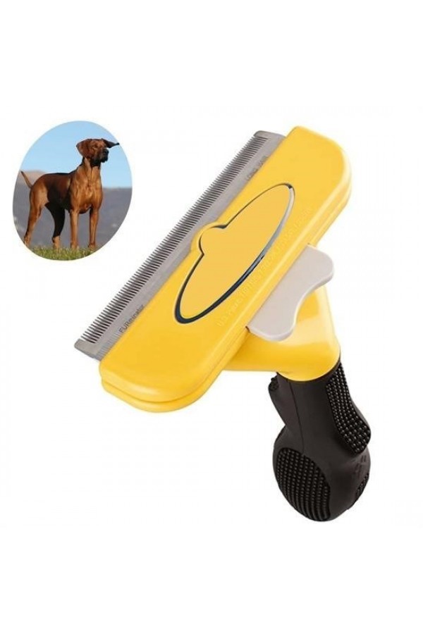 BUFFER® Kedi ve Köpekler İçin Kısa Tüylü Köpek Tarağı Tüy Toplayıcı Tarak Large BUFFER® Kedi ve Köpekler İçin Kısa Tüylü Köpek Tarağı Tüy Toplayıcı Tarak Large