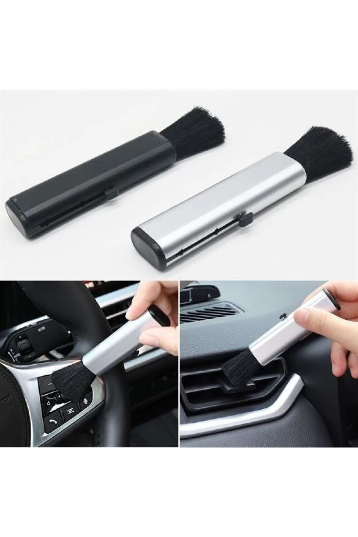 BUFFER® Açılıp Kapanabilen Oto Bakım Araç Araba Detay Temizlik Fırçası