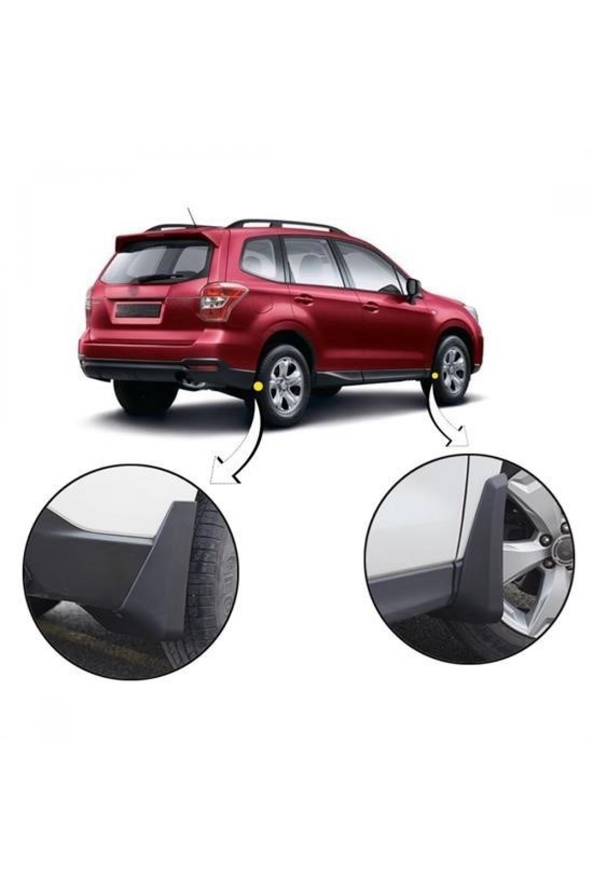 BUFFER® 2 Adet Ön veya Arkaya Uygun Çamur Önleyici Paçalık 32 x19 cm BUFFER® 2 Adet Ön veya Arkaya Uygun Çamur Önleyici Paçalık 32 x19 cm