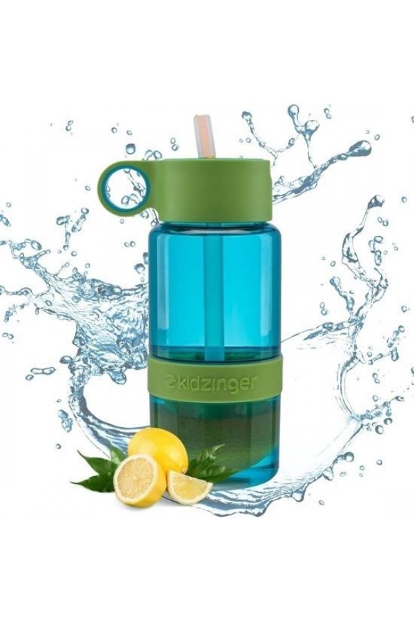 BUFFER® Narenciye Limon Sıkmalı Pratik Detoks Toksin Atıcı Su Matarası Spor Şişesi