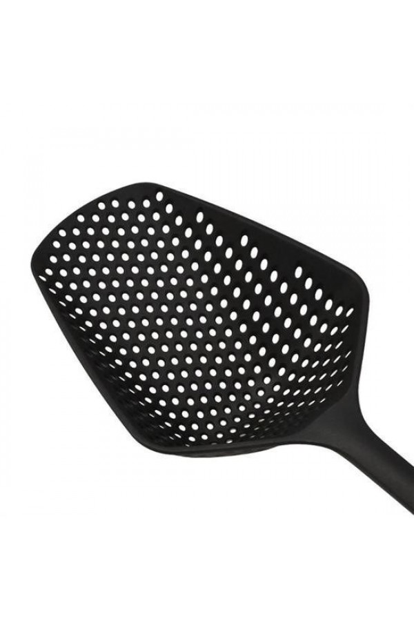 BUFFER® Isıya Dayanıklı Plastik Süzgeçli Kızartma ve Sebze Haşlama Kepçesi