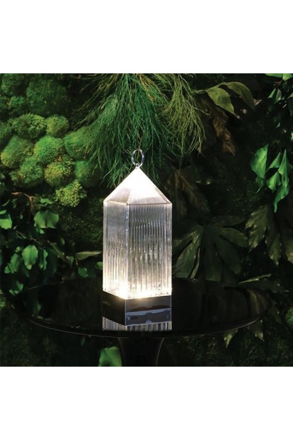 BUFFER® Fener Model USB Şarjlı Dokunmatik 3 Farklı Işık Modlu Masa Üstü Kristal Akrilik Lamba Led