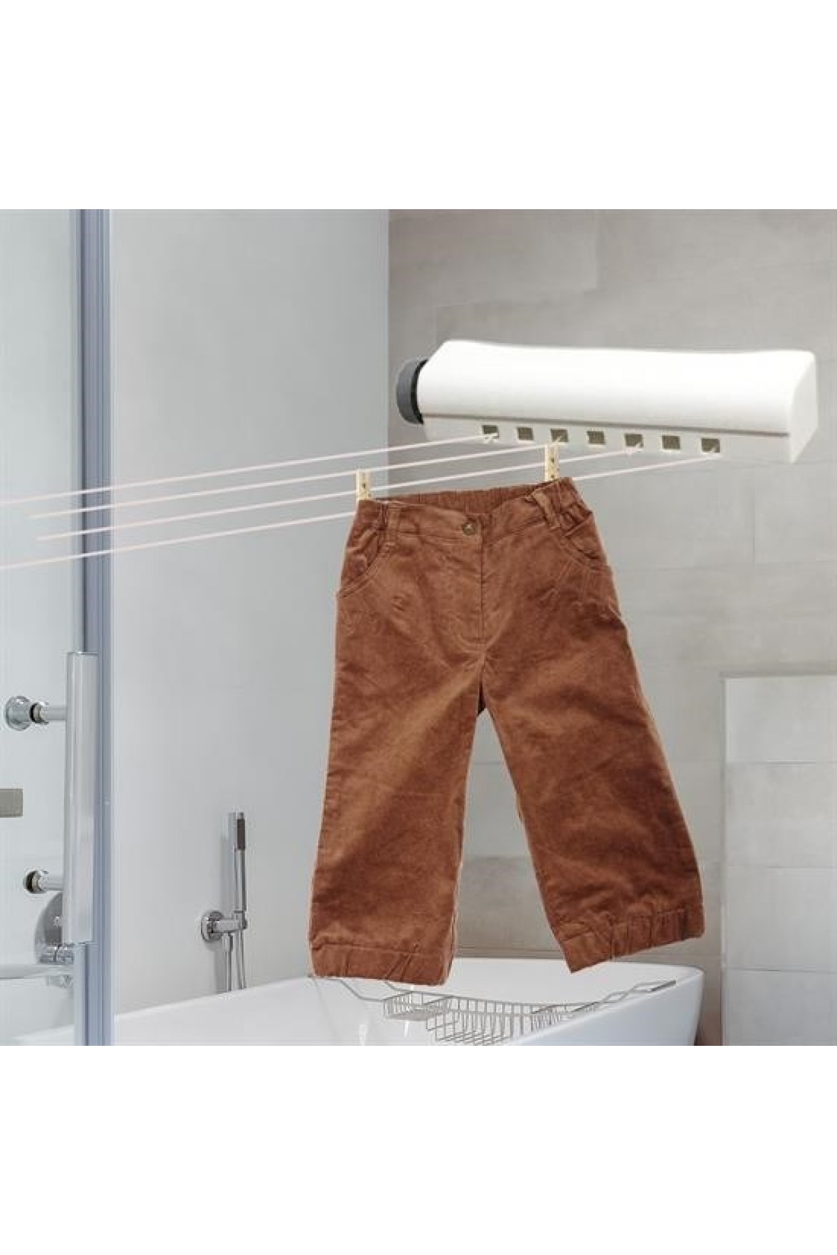 Pratik Portatif Yeni Nesil Çek As Kolay Askılık 4 İpli Askılık