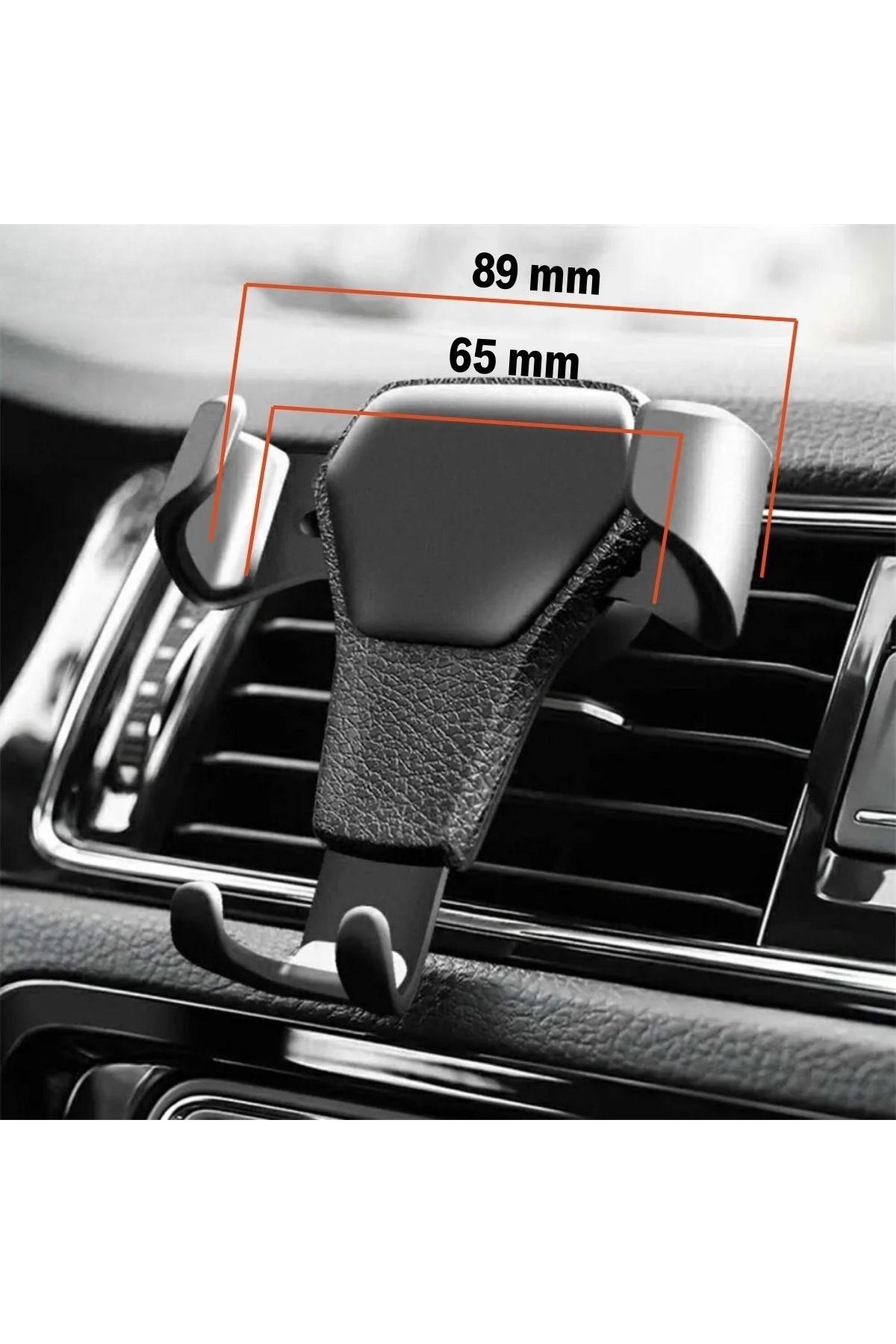 BUFFER®  Araç İçi Klima Izgarasına Takılabilen Plastik Oto Telefon Tutucu Gravity