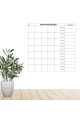 BUFFER® Aylık Planlayıcı Manyetik Duvar Stickerı Takvim Plan Çizelgesi