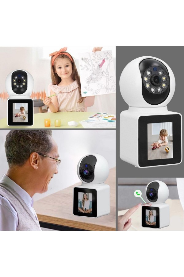 BUFFER®  Wifi Bağlantılı Görüntülü Görüşme Sağlayabilen Ev Tipi Güvenlik Kamerası