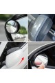 BUFFER® 2 Adet Kendinden Aynalı Karbon Fiber Görünümlü Araba Yan Ayna Yağmur Koruyucuları Yağmur & Kar Kalkanı Visörler