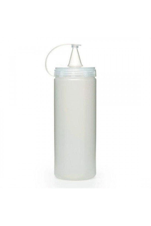 BUFFER® Şeffaf Kapaklı Sızdırmaz Yağlık Sosluk Şişesi Plastik Yağdanlık 400 ml AP-9028