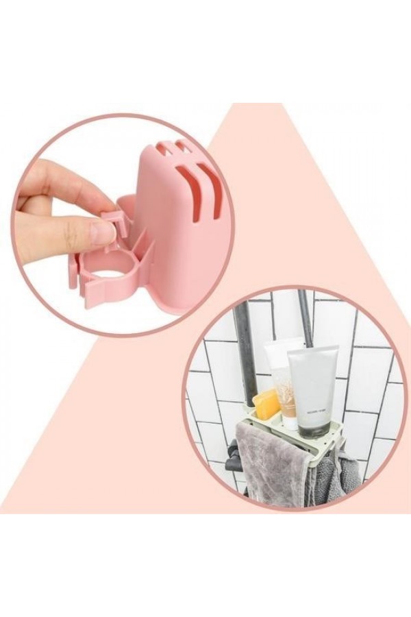 BUFFER® Musluğa Takılan Sünger Havlu Askılı Sabun Hazneli mutfak Banyo Lavabo Düzenleyici Organizer