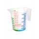 BUFFER® 500 ml Renkli Dereceli Sert Plastik Mutfak Ölçü Kabı