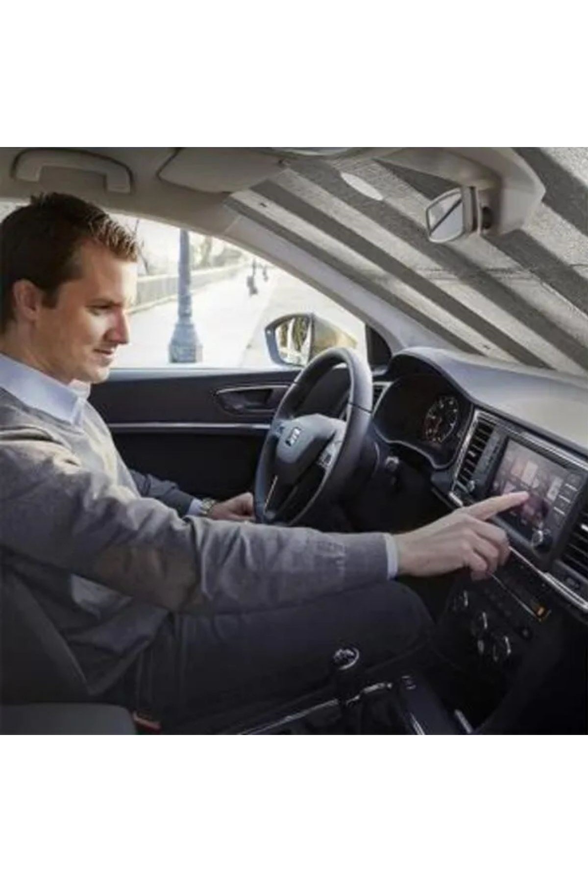 BUFFER® 120*55 cm Ambalajlı Vantuzlu Araç İçi Ön Cam Perdesi Katlanabilir Güneşlik