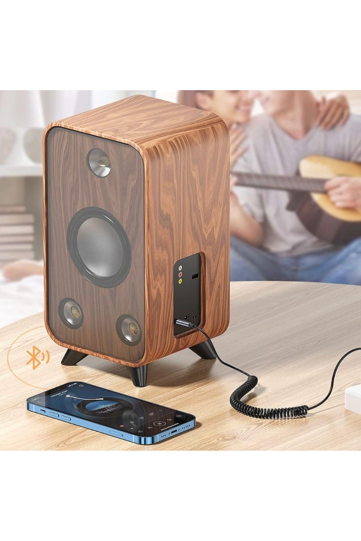 BUFFER® Araba için Bluetooth Aux Alıcısı Wireless Araç Kiti