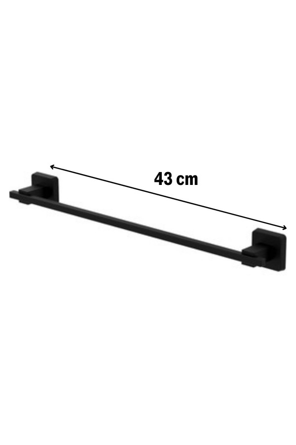 BUFFER® Kendiliğinden Yapışkanlı Siyah Çubuk Havluluk