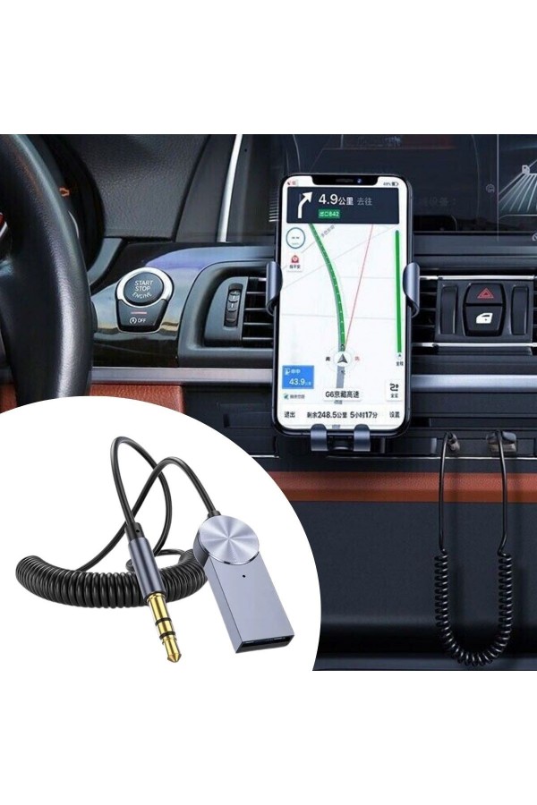 BUFFER® Araba için Bluetooth Aux Alıcısı Wireless Araç Kiti BUFFER® Araba için Bluetooth Aux Alıcısı Wireless Araç Kiti