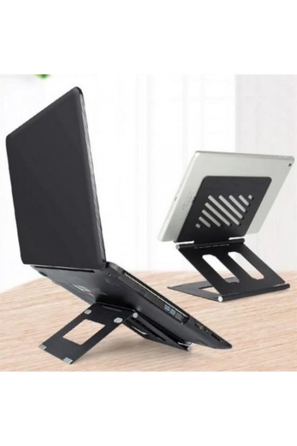 Buffer®  Ayarlanabilir Metal Dizüstü Destek Tabanı Katlanabilir Taşınabilir Laptop Sehpası Standı