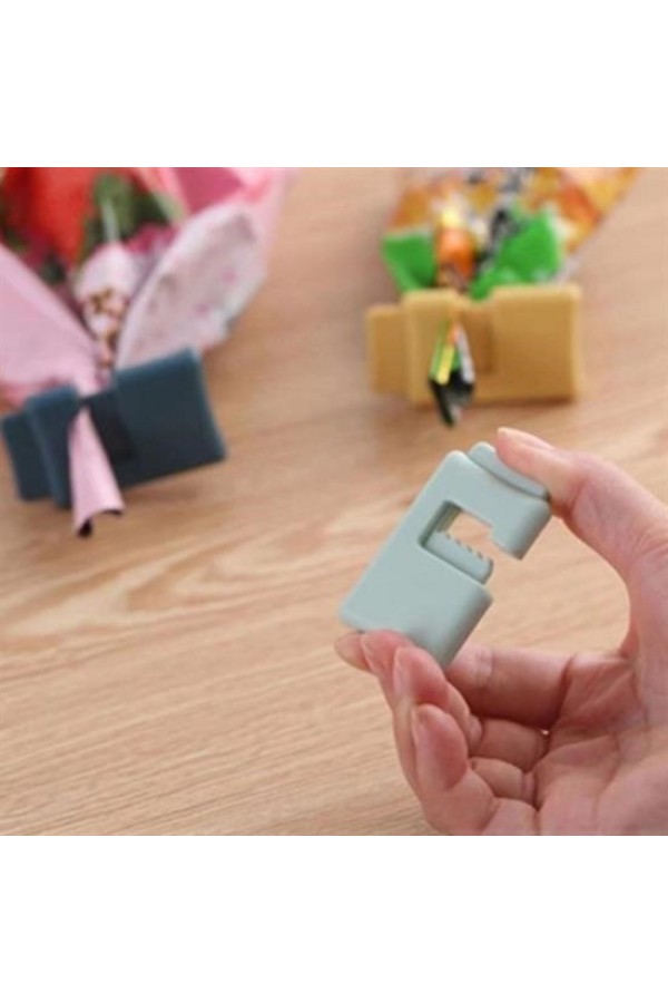 BUFFER®  6lı Hava Sızdırmaz Poşet Torba Ambalaj  Ve Paket Kıstırmalı Kapatma Klipsi