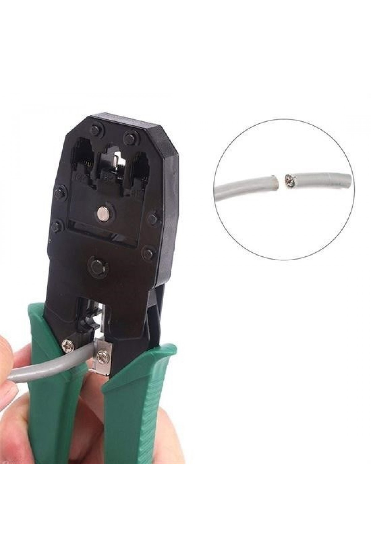 BUFFER® 3ü 1 Arada Modüler Kablo Sıkma,Soyma ve Kesme Pensesi