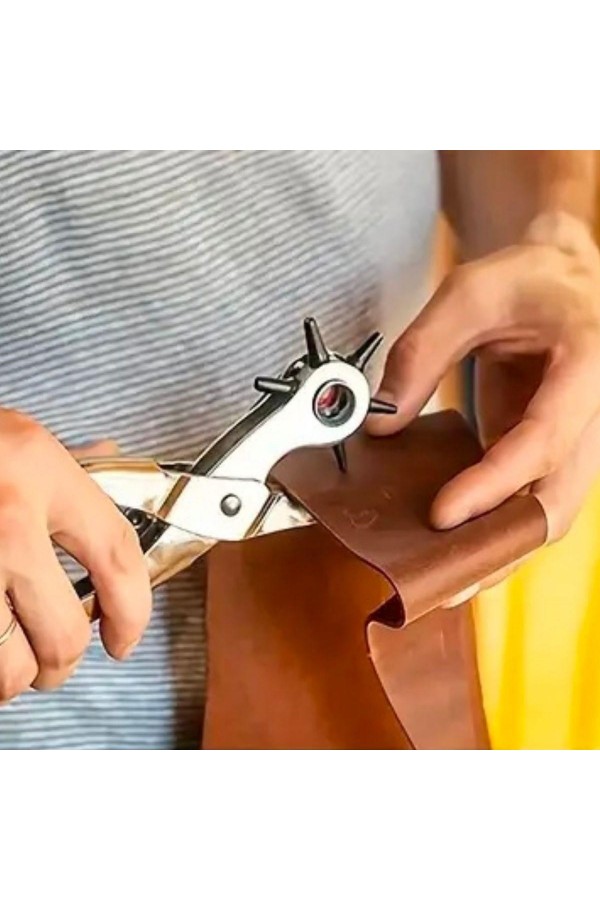 BUFFER® 6 Farklı Boyutta Kemer Delme Pensesi Kemer Delici Delik Açıcı Aparat