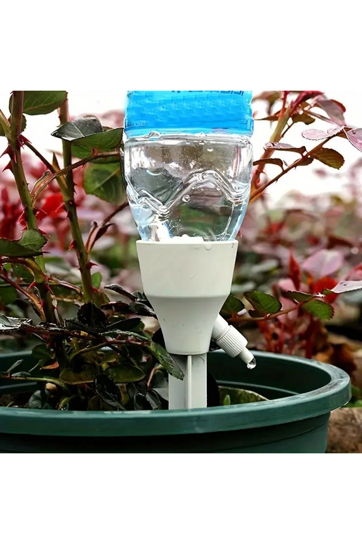 BUFFER® Ayarlanabilir Akış Hızına Sahip Damlama Sulama Çivileri 3lü Otomatik Bitki Sulama Aparatı Tüm Pet Şişelere Uyumlu