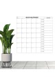 BUFFER® Aylık Planlayıcı Manyetik Duvar Stickerı Takvim Plan Çizelgesi