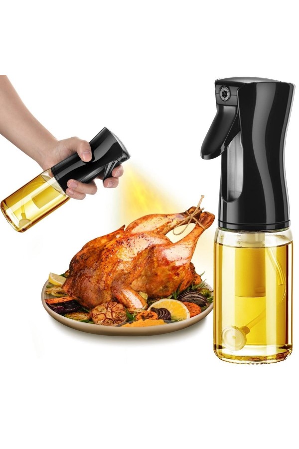BUFFER® Çok Amaçlı Cam Şişe Püskürtmeli Dağıtıcı Yağdanlık Limonluk Sirke Sosluk Spreyi