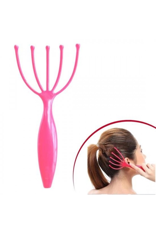 BUFFER® Çok Fonksiyonlu 5 Uçlu Bilyeli Baş Boyun Bacak Kol Masaj Alet Rahatlatıcı Kafa Masaj Aparatı