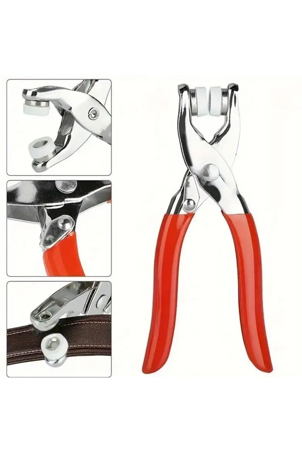 BUFFER® 200 adet Paslanmaz Çelik Çıtçıt ve Pense Seti Metal Çıt Çıt Makinesi