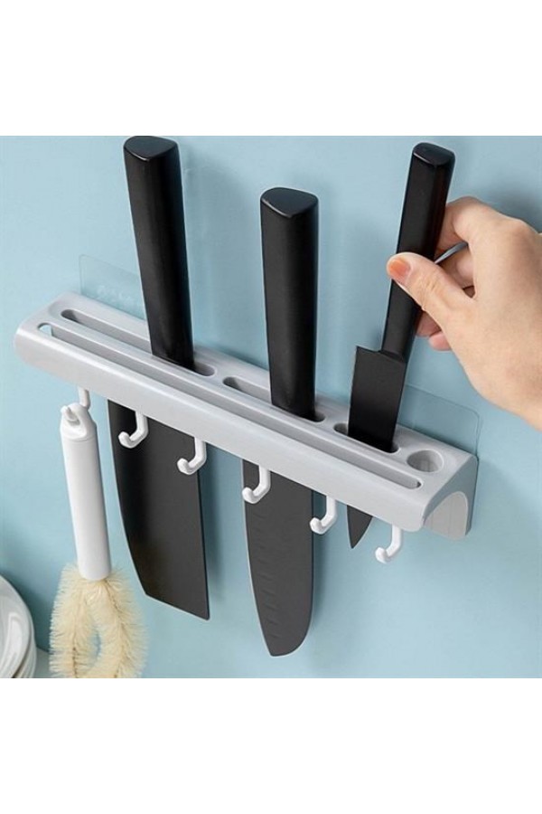 BUFFER® Pratik Çoklu Bıçak Askısı Mutfak Bıçak Düzenleyici Organizer Dayanıklı Bıçaklık