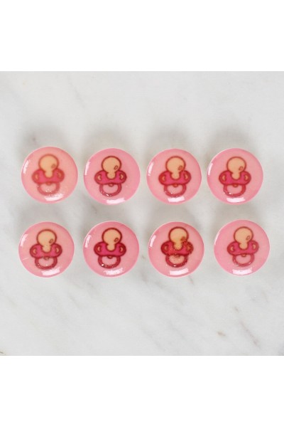 Loren Crafts 8'li Emzik Düğme - 1007