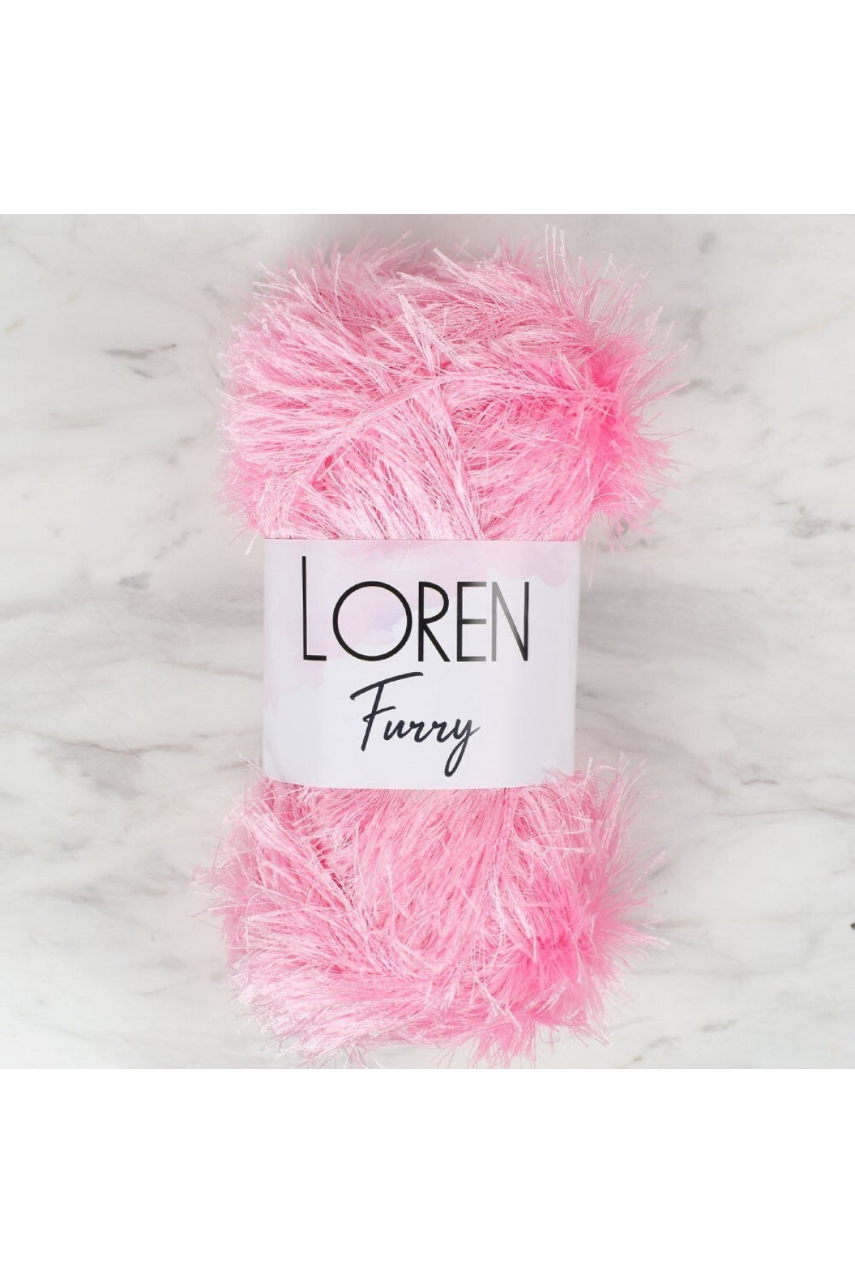 Loren Furry Pembe El Örgü İpi - RF014 - 34049